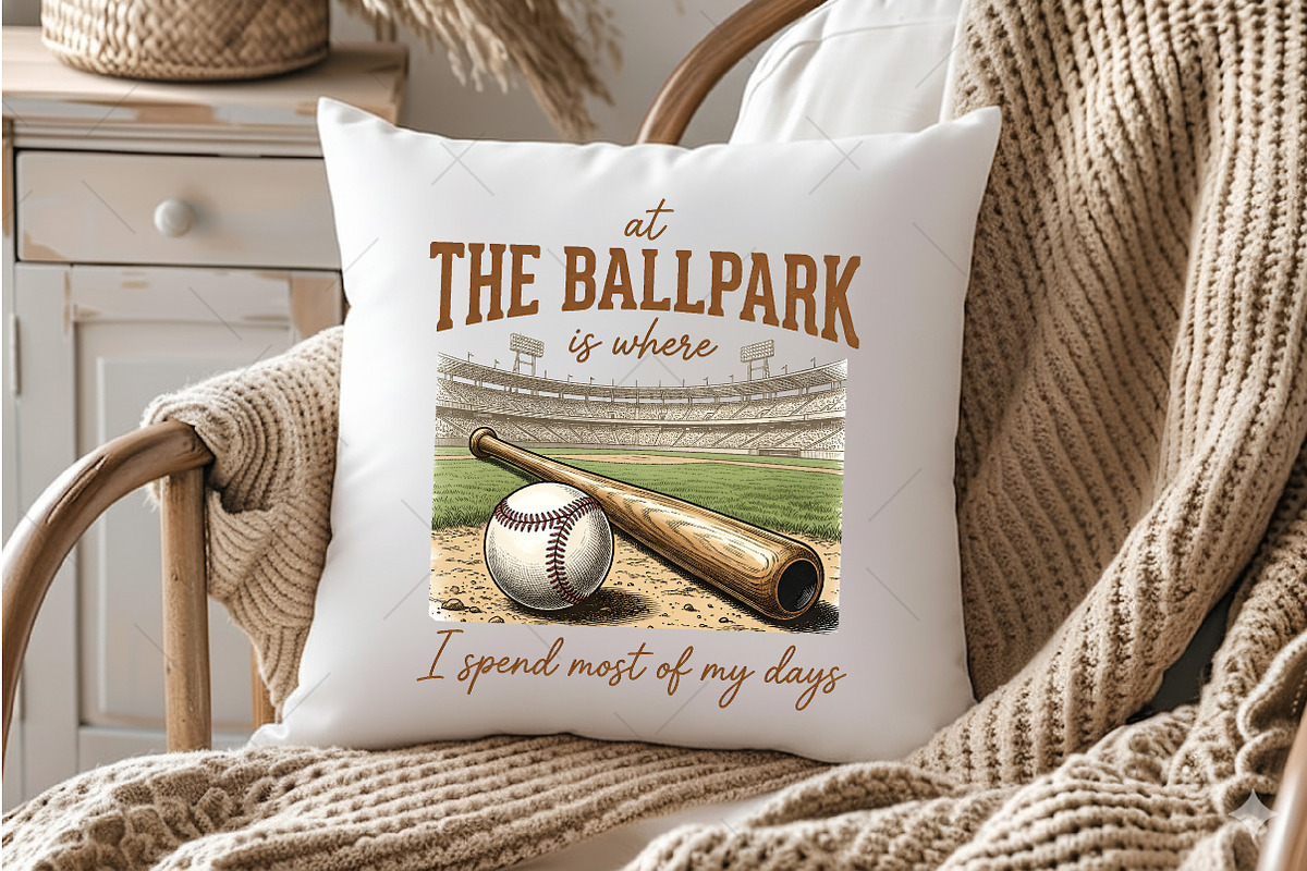 Retro Baseball Mom, Baseball Season, an Illustration by OK Design (Photo 3 of 5)