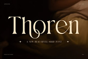Thoren Elegant Serif Font, a Serif Font by Perfectype (Thumbnail 1 of 8)