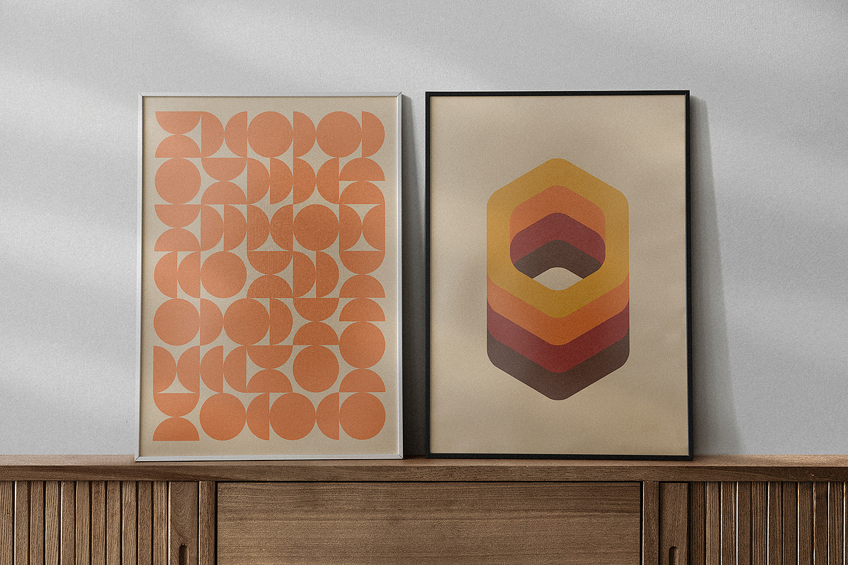 Set of 15 Simple Geometric Posters, an Object Graphic by Kokoshka (Photo 7 of 9)