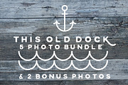 This Old Dock Photo Bundle + Bonus, a Graphic by Zach & Beth Photography (Thumbnail 1 of 3)