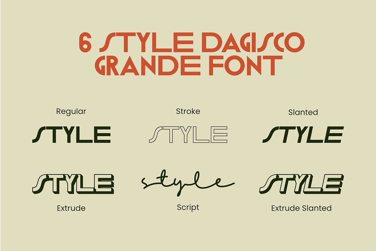 Dagisco Grande, a Sans Serif Font by ahweproject (Photo 11 of 22)