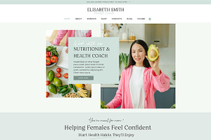 Health And Wellness Website Template