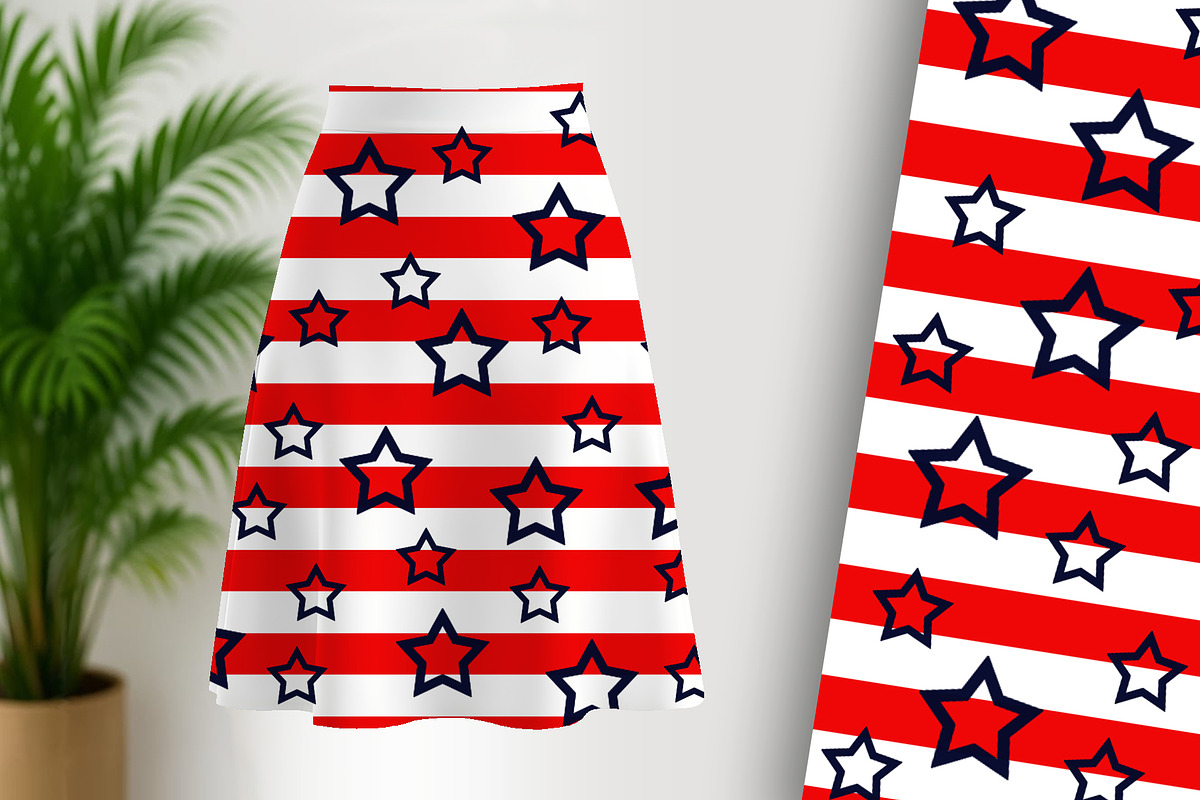 Fourth of July Blue Star Burst, a Background Graphic by Sharon Schwalbe (Photo 3 of 7)