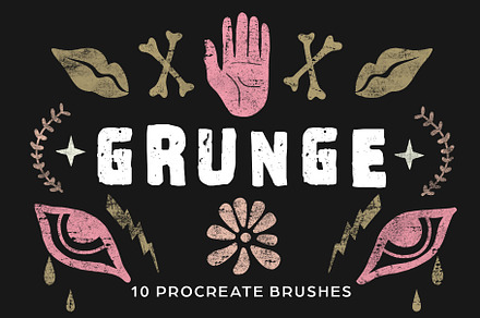 Grunge Procreate Brushes