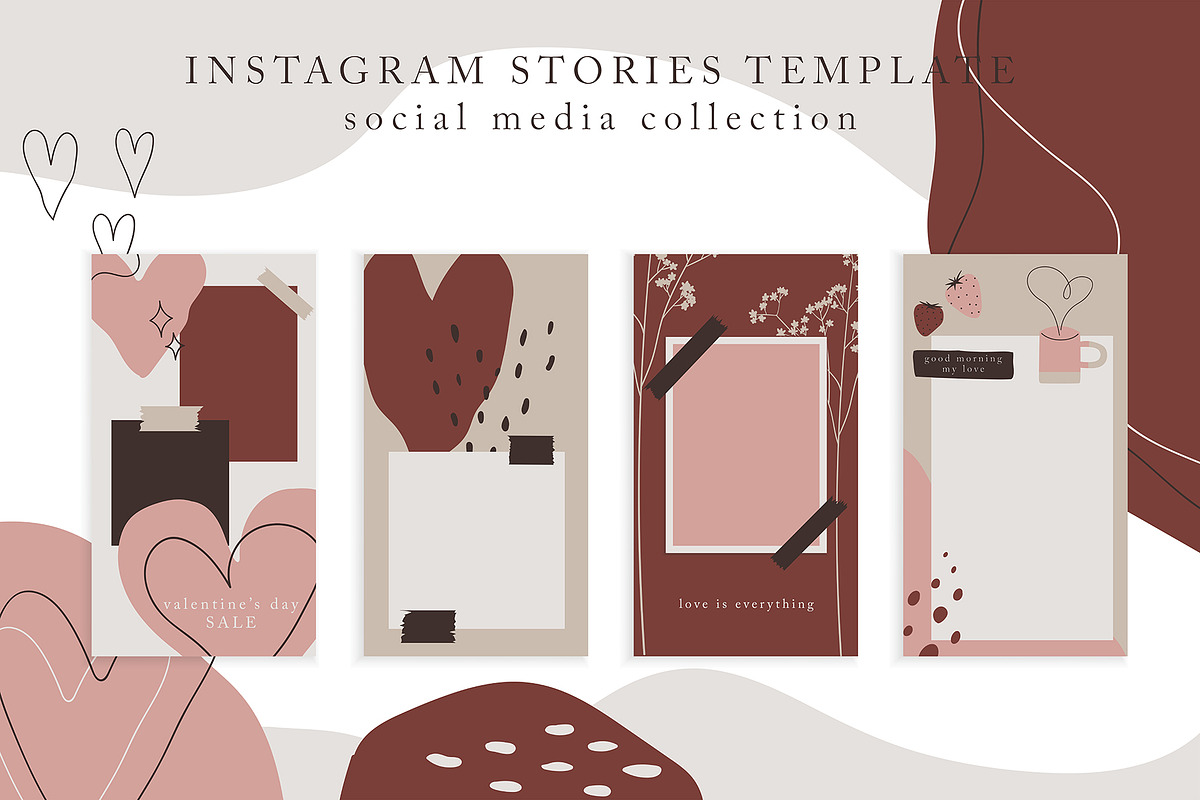 LOVE SHAPES - Abstract valentine set, a Decorative Illustration by Artnis (Photo 8 of 8)