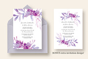 Dreamy Floral & Leaves Wedding Suite, an Invitation Template by Knotted Design (Thumbnail 2 of 5)