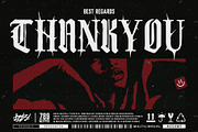 Dark Brutal Typeface, a Blackletter Font by alit design (Thumbnail 16 of 17)