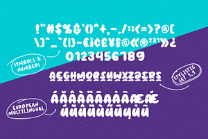 Break Snooze - Layered Fonts