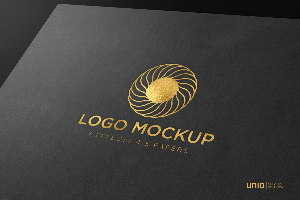 Logo Mockup, an Advertising Mockup by Unio Designs (Photo 1 of 6)