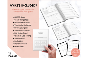 Goal Planner BUNDLE, 2022 Tracker