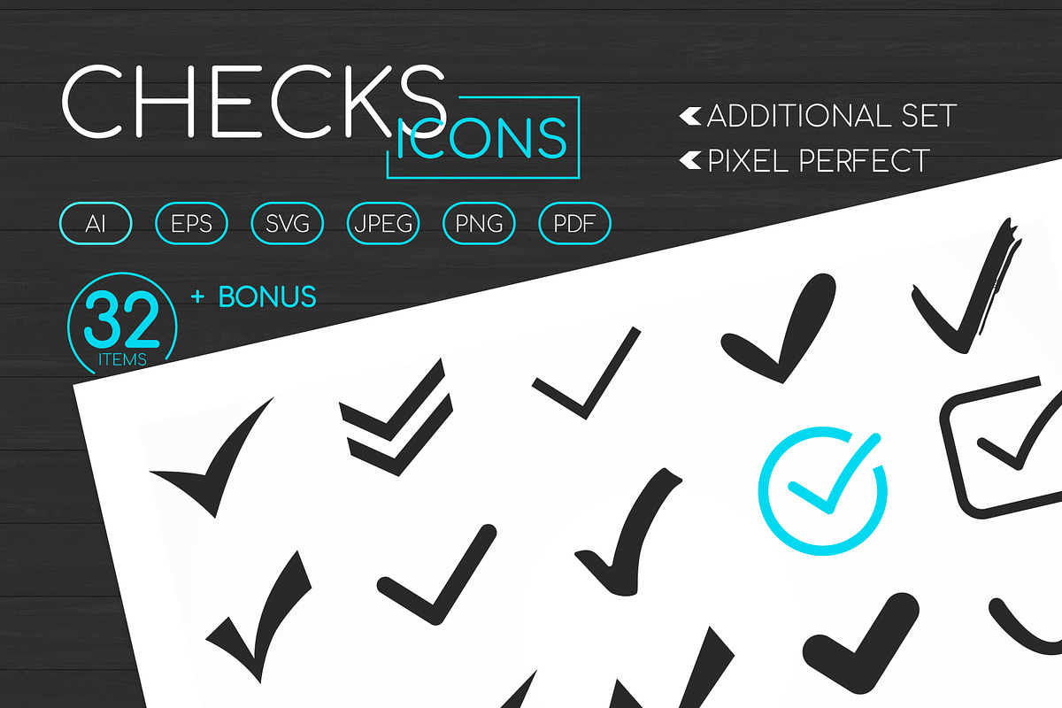 Check Marks Icons Set