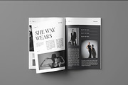 Fashion Magazine Layout, a Magazine Template by Seeing-art (Thumbnail 4 of 11)
