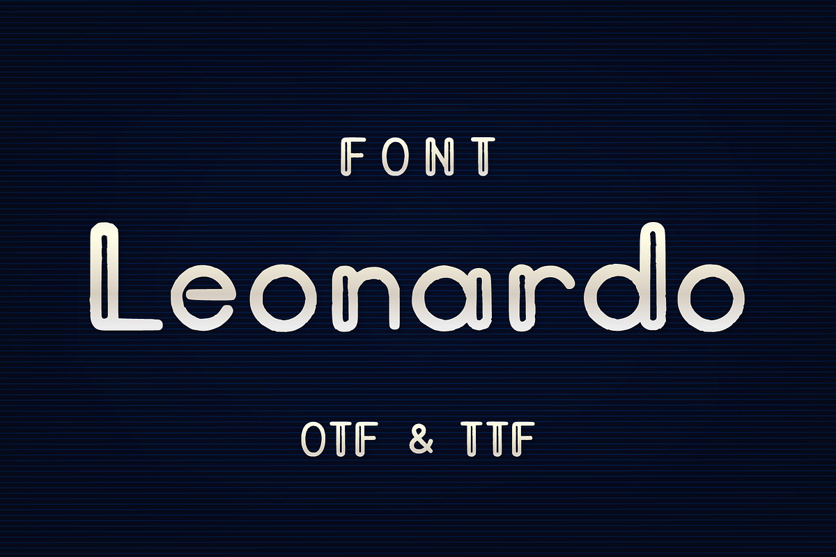 Leonardo font