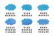 Markers brushes for Procreate, a Brush Add-On by JuliyArt (Thumbnail 4 of 8)