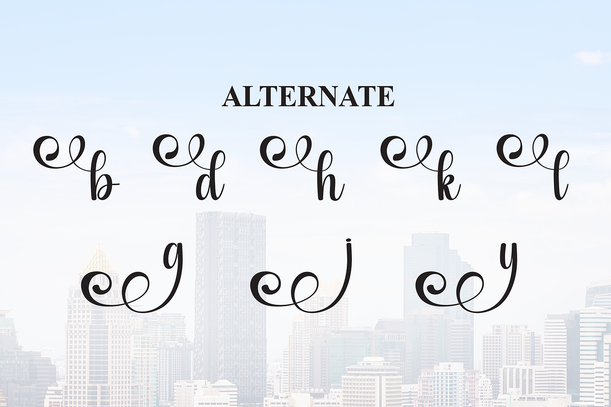 Building | Script Font, a Handwritten Font by Scratchones (Photo 8 of 9)