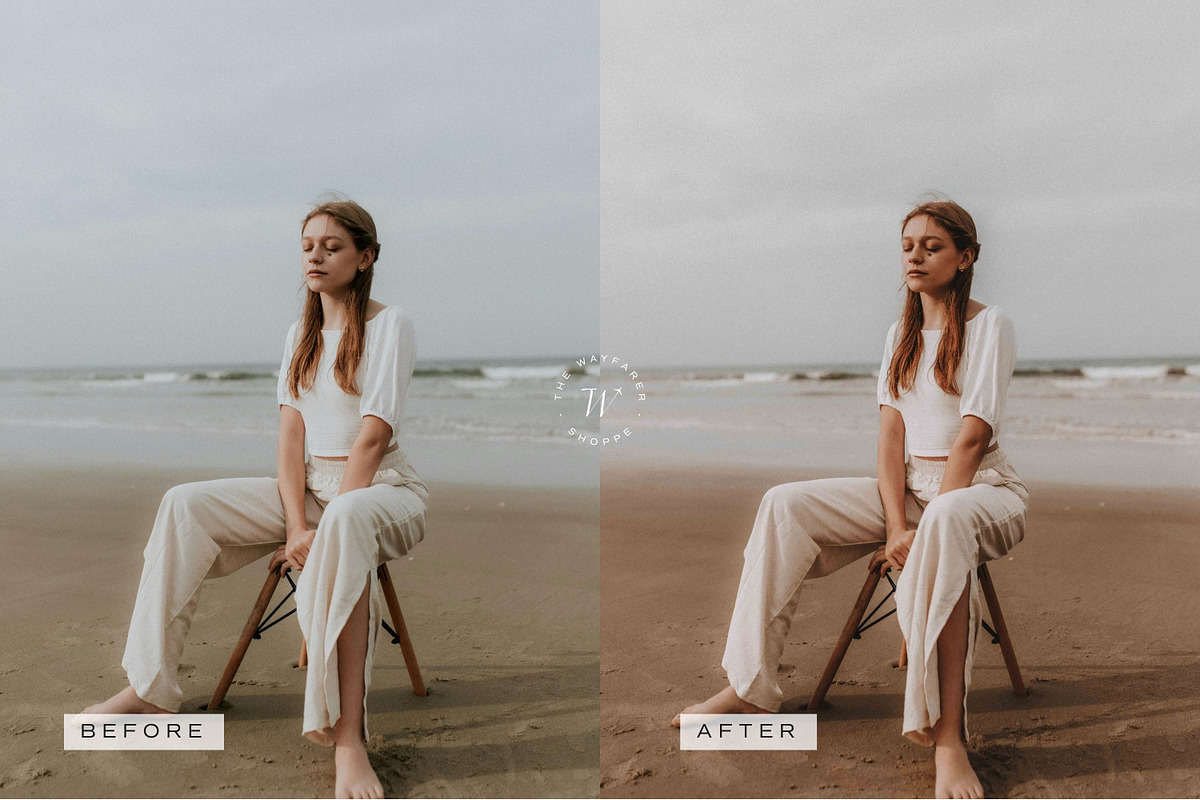 5 Blogger LR Presets + Video LUTs, a Preset Add-On by TheWayfarerShoppe (Photo 9 of 17)