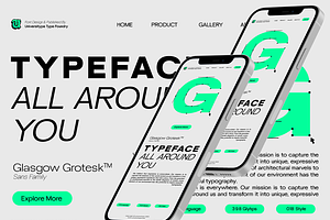 UT Glasgow Grotesk Family Font