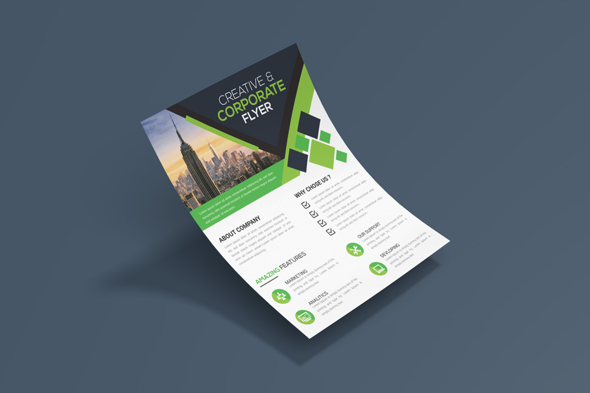 Modern Business Flyer Design, a Flyer Template by BrandlyTemplate (Photo 2 of 3)