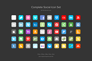 Complete Social Icon Set, an Icon by Jamie Peak (Thumbnail 2 of 3)