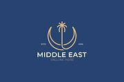 Middle East Palm Tree Logo Design, a Branding & Logo Template by Signatoro (Thumbnail 2 of 3)