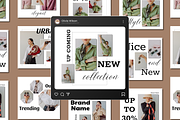 Fashionable Canva IG templates, a Social Media Template by Sparklingdesign4 (Thumbnail 3 of 8)