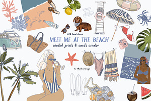 Coastal Prints Creator, an Object Graphic by whiteheartdesign
