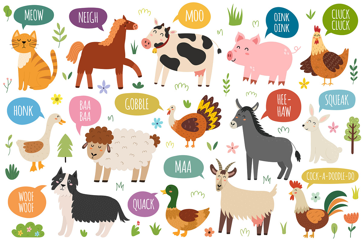 Big Farm Collection: 697 in 1, an Animal Illustration by Gulnara Sabirova (Photo 10 of 30)