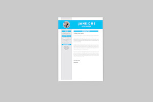 Jane UI UX Resume Designer