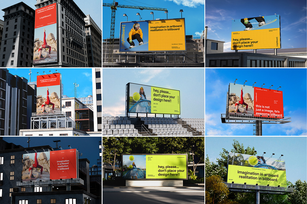 36 Billboards Mockup Bundle, a Mockup by Vitora Mockup (Photo 1 of 11)