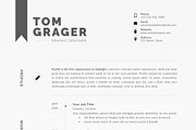 Resume/Cv Template, a Resume Template by Mr-Template (Thumbnail 3 of 5)