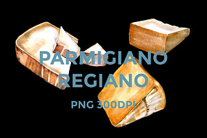 PARMIGIANO CHEESE WATERCOLOR