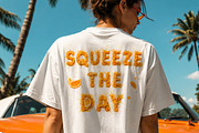 Orange Burst Font, a Sans Serif Font by Handmadefont (Thumbnail 12 of 13)