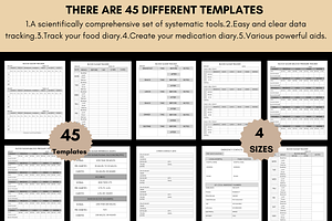 Blood Sugar Log Canva Templates