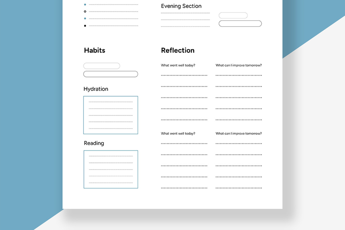 Daily Planner Layout, a Stationery Template by ContestDesign (Photo 5 of 7)