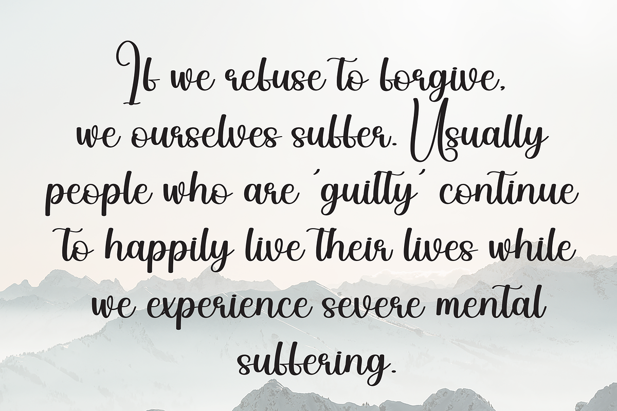 Babylonia | Script Font, a Handwritten Font by Scratchones (Photo 6 of 9)