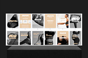 Pilates themed Instagram Template, a Social Media Template by KOLLABO Creatives (Thumbnail 5 of 9)