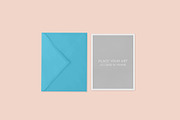 Minimal Greeting Card Envelope, an Advertising Mockup by Xtrahive (Thumbnail 2 of 7)