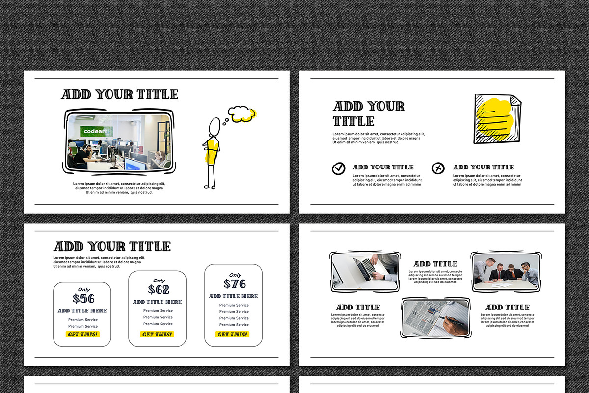 Sketch Pencil Powerpoint Template, a Presentation Template by SKY CREATION (Photo 5 of 7)