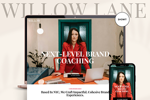 Showit Website | Willow Lane, a Websites & App Template by thrivedigitally