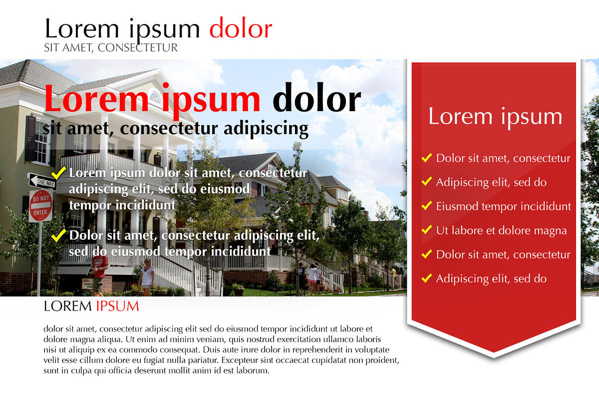 Realtor/SBO Postcard Template, a Card Template by Happy Cats (Photo 2 of 3)