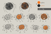 Happy Halloween of Spiders, a Decorative Illustration by NataliVA (Thumbnail 2 of 6)