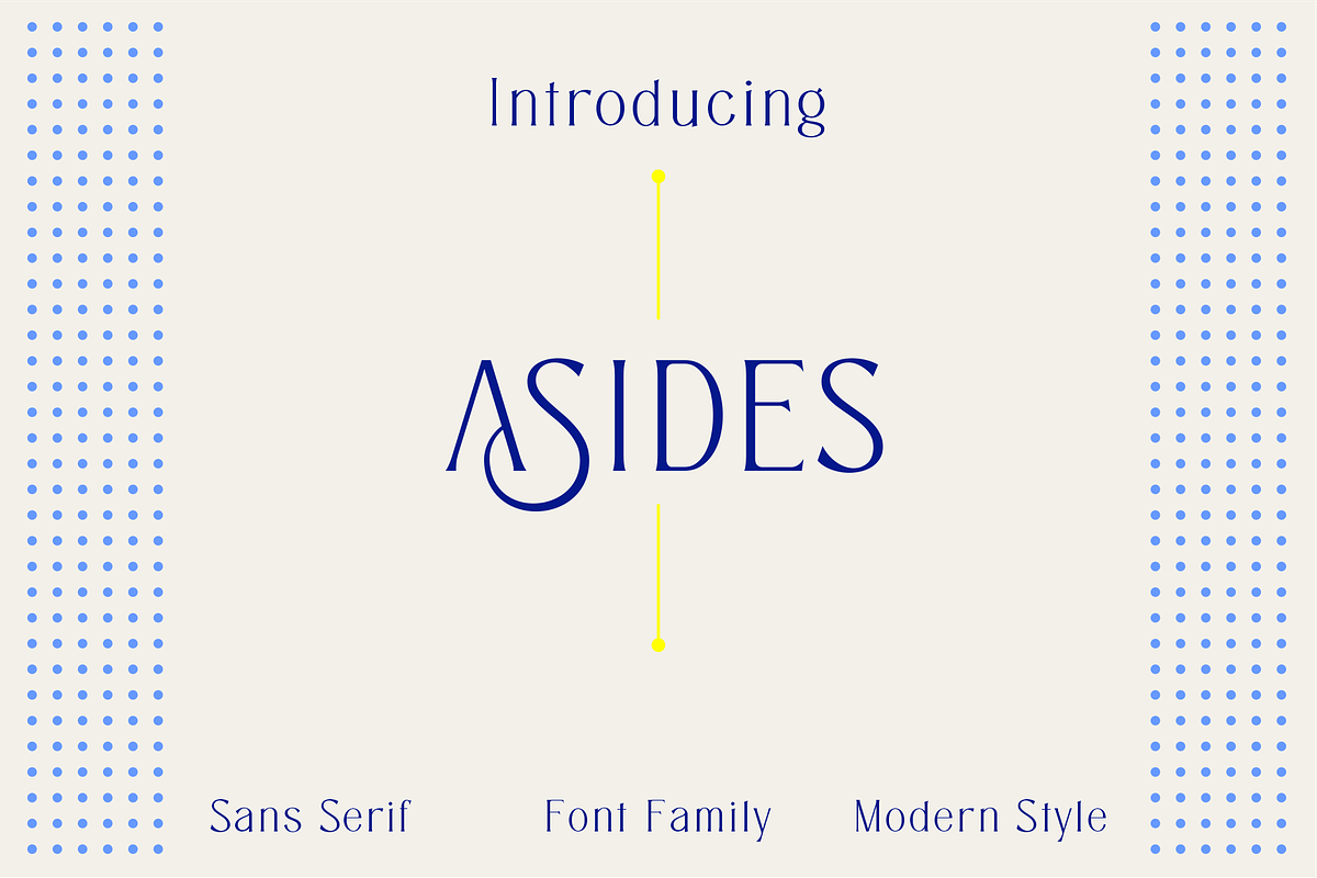 Asides - Family Serif Font, a Serif Font by ManType (Photo 1 of 8)
