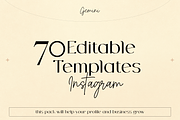 Gemini Instagram Templates, a Social Media Template by UI2D (Thumbnail 2 of 10)