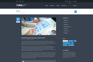 TurnUp - PSD Template