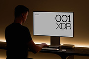 Desktop Computer Mockup Set Dark, a Device Mockup by Croma Studio (Thumbnail 2 of 7)