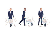 People with letters or money set, a Finance Illustration by Good Studio (Thumbnail 2 of 4)