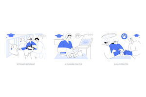 Veterinary Medicine internship, an Education Illustration by Visual Generation