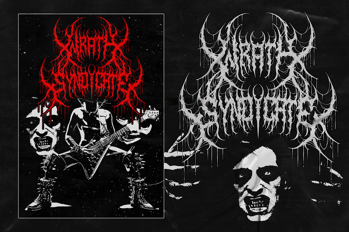 Sorcera Death Metal Font, a Blackletter Font by Fonday Studio (Photo 8 of 19)
