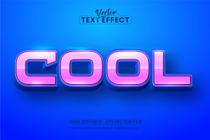 Cool Text Effect, Cartoon Editable