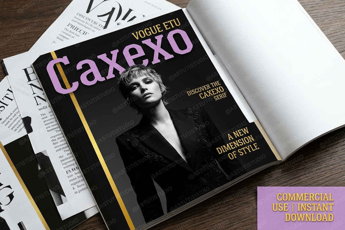Caxexo - Modern Elegant Serif, a Serif Font by Astuti Studio (Photo 7 of 25)